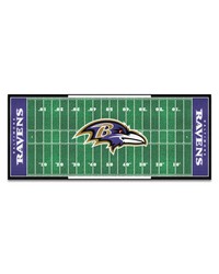 Baltimore Ravens Football Field Runner by   