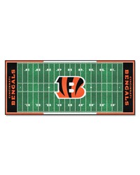 Cincinnati Bengals Football Field Runner by   