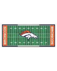 Denver Broncos Football Field Runner by   