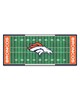 Fan Mats  LLC Denver Broncos Football Field Runner Green