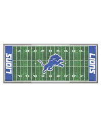 Detroit Lions Football Field Runner by   