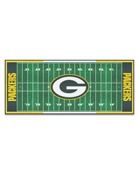 Green Bay Packers Football Field Runner by   