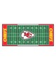 Fan Mats  LLC Kansas City Chiefs Football Field Runner Green