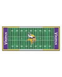 Minnesota Vikings Football Field Runner by   