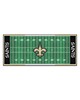 Fan Mats  LLC New Orleans Saints Football Field Runner Green