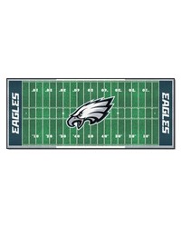 Philadelphia Eagles Football Field Runner by   