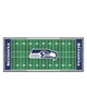 Fan Mats  LLC Seattle Seahawks Football Field Runner Green