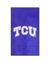 TCU Horned Frogs 3x5 Logo Mat Portrait by   