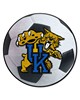 Fan Mats  LLC Kentucky Wildcats Soccer Ball Mat White