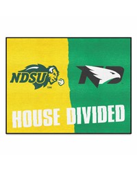 House Divided North Dakota State / North Dakota House Divided Mat by   