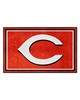 Fan Mats  LLC Cincinnati Reds 4x6 Rug Black