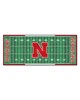 Fan Mats  LLC Nebraska Cornhuskers Football Field Runner Green