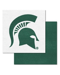 Michigan State Spartans Team Carpet Tiles by   