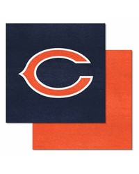 Chicago Bears Team Carpet Tiles by   