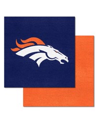 Denver Broncos Team Carpet Tiles by   