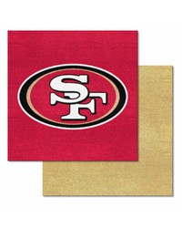 San Francisco 49ers Team Carpet Tiles by   