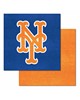 Fan Mats  LLC New York Mets Team Carpet Tiles Blue