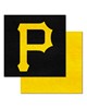 Fan Mats  LLC Pittsburgh Pirates Team Carpet Tiles Black