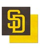 Fan Mats  LLC San Diego Padres Team Carpet Tiles Brown