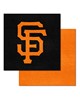 Fan Mats  LLC San Francisco Giants Team Carpet Tiles Black