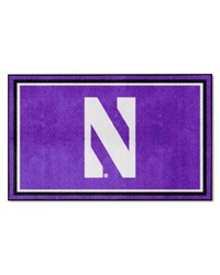 Northwestern Wildcats 4x6 Rug by   