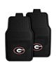 Fan Mats  LLC Georgia Bulldogs 2-pc Vinyl Car Mat Set Black