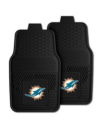 Miami Dolphins 2-pc Vinyl Car Mat Set by   