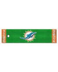 Miami Dolphins Putting Green Mat by   