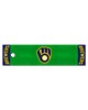 Fan Mats  LLC Milwaukee Brewers Putting Green Mat Green