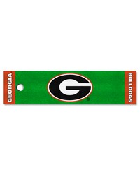 Georgia Bulldogs Putting Green Mat by   