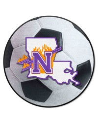 Northwestern State Demons Soccer Ball Mat by   