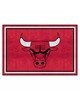 Fan Mats  LLC Chicago Bulls 5x8 Rug Red