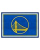 Fan Mats  LLC Golden State Warriors 5x8 Rug Royal