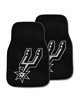 Fan Mats  LLC San Antonio Spurs 2-pc Carpet Car Mat Set Black