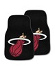 Fan Mats  LLC Miami Heat 2-pc Carpet Car Mat Set Black