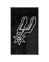 San Antonio Spurs 3x5 Logo Mat Portrait by   