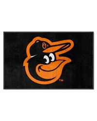 Baltimore Orioles 4x6 Logo Mat Landscape by   