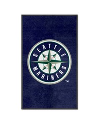 Seattle Mariners 3x5 Logo Mat Portrait by   