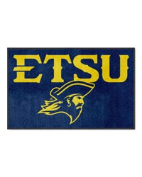 East Tennessee Buccaneers 4x6 Logo Mat Landscape by   