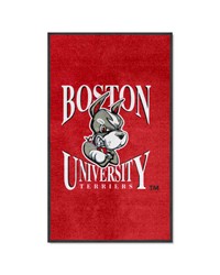 Boston Terriers 3x5 Logo Mat Portrait by   