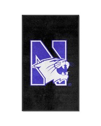 Northwestern Wildcats 3x5 Logo Mat Portrait by   