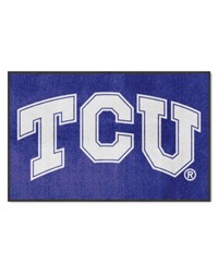 TCU Horned Frogs 4x6 Logo Mat Landscape by   