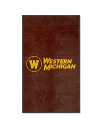 Western Michigan Broncos 3x5 Logo Mat Portrait by   