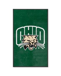 Ohio Bobcats 3x5 Logo Mat Portrait by   