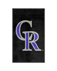 Colorado Rockies 3x5 Logo Mat Portrait by   