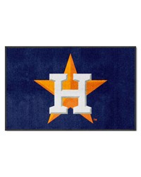 Houston Astros 4x6 Logo Mat Landscape by   