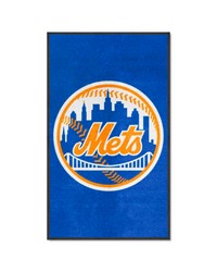 New York Mets 3x5 Logo Mat Portrait by   