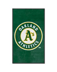 Oakland Athletics 3x5 Logo Mat Portrait by   