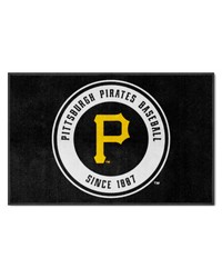 Pittsburgh Pirates 4x6 Logo Mat Landscape by   