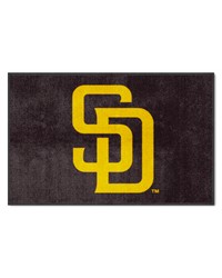 San Diego Padres 4x6 Logo Mat Landscape by   